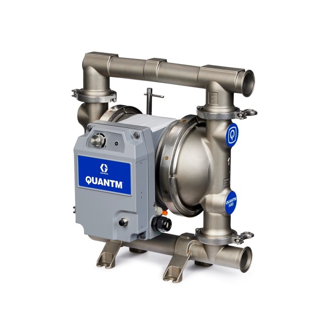 GRACO QUANTM Αντλία διπλού διαφράγματος για τρόφιμα Sanitary Pumps zisimopoulos-sa.gr