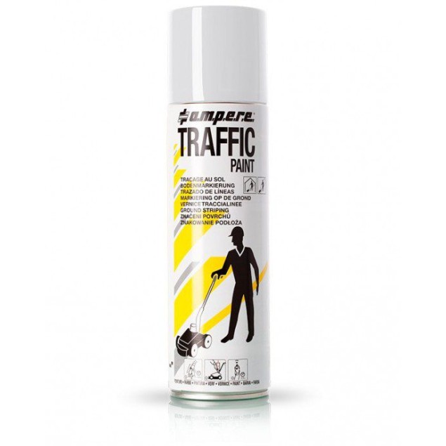 Ampere System Traffic Line Marker Paint Λευκό 650 ml ΧΕΙΡΟΚΙΝΗΤΑ ΔΙΑΓΡΑΜΜΙΣΤΙΚΑ - SPRAY zisimopoulos-sa.gr