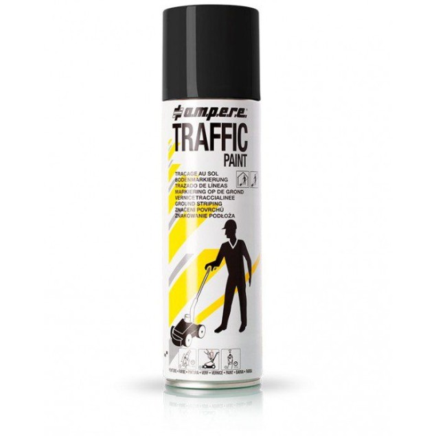 Ampere System Traffic Line Marker Paint Μαύρο 650 ml ΧΕΙΡΟΚΙΝΗΤΑ ΔΙΑΓΡΑΜΜΙΣΤΙΚΑ - SPRAY zisimopoulos-sa.gr