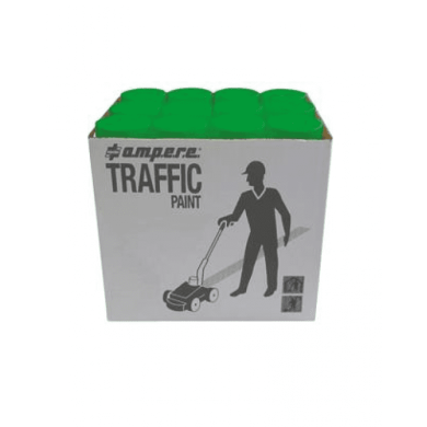 Ampere Traffic Paint Πράσινο 12 τμχ x 650 ml