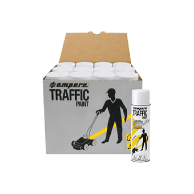 Ampere Traffic Paint Λεύκο 12 τμχ x 650 ml