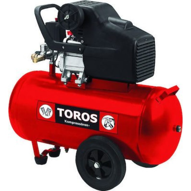 TOROS - Αεροσυμπιεστής Λαδιού 24L/2.5Hp ΚΟΜΠΡΕΣΕΡ ΑΕΡΟΣ zisimopoulos-sa.gr
