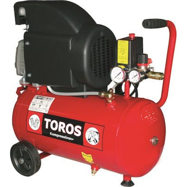 TOROS - Αεροσυμπιεστής Λαδιού 50L/2Hp ΚΟΜΠΡΕΣΕΡ ΑΕΡΟΣ zisimopoulos-sa.gr