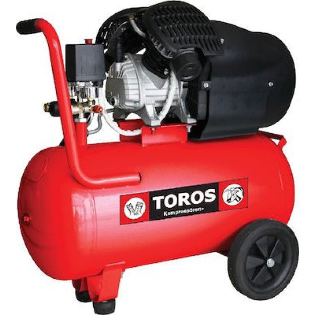 TOROS - Αεροσυμπιεστής Λαδιού 24L/3Hp ΚΟΜΠΡΕΣΕΡ ΑΕΡΟΣ zisimopoulos-sa.gr