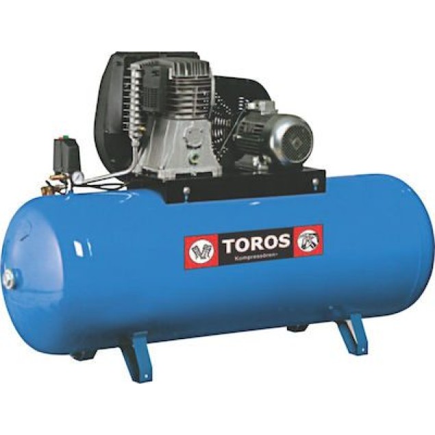 TOROS - Αεροσυμπιεστής με Ιμάντα 500L/5.5Hp ΚΟΜΠΡΕΣΕΡ ΑΕΡΟΣ zisimopoulos-sa.gr