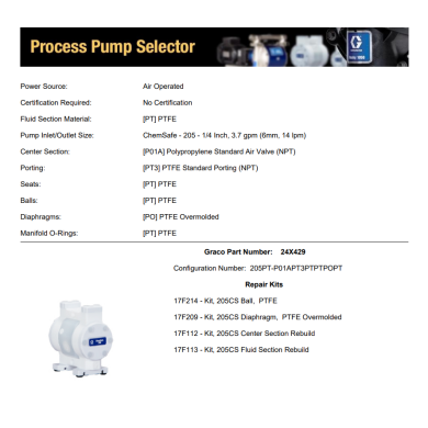 GRACO HUSKY 205PT-P01APT3PTPTPOPT hover