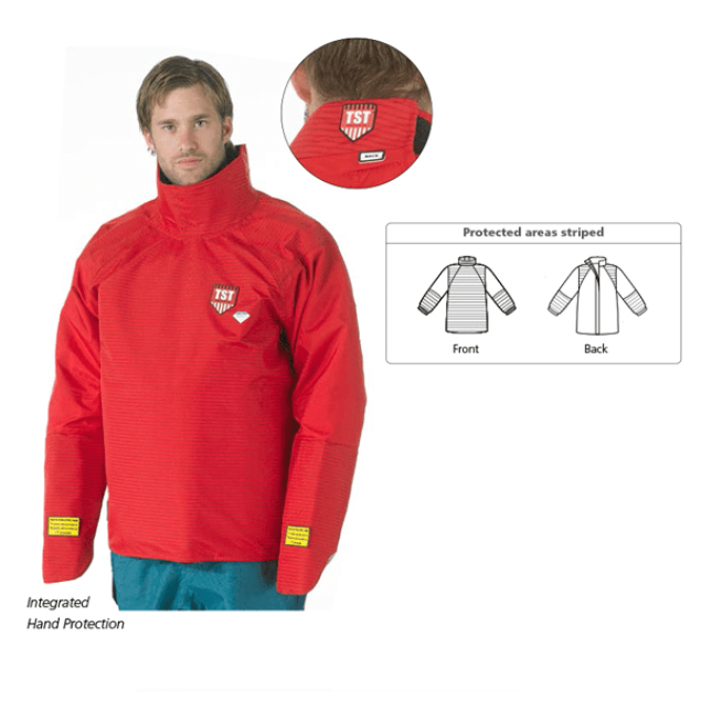 TST SWEDEN JACKET WITH PROTECTION έως 3.000 bar ΠΡΟΣΤΑΤΕΥΤΙΚΟΣ ΕΞΟΠΛΙΣΜΟΣ ΥΨΗΛΗΣ ΠΙΕΣΗΣ zisimopoulos-sa.gr