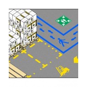 Ampere Industrial Floor Marking Stencil Kit 6 τμχ ΧΕΙΡΟΚΙΝΗΤΑ ΔΙΑΓΡΑΜΜΙΣΤΙΚΑ - SPRAY zisimopoulos-sa.gr