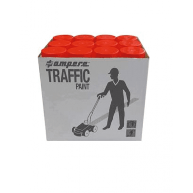 Ampere Traffic Paint Κόκκινο 12 τμχ x 650 ml