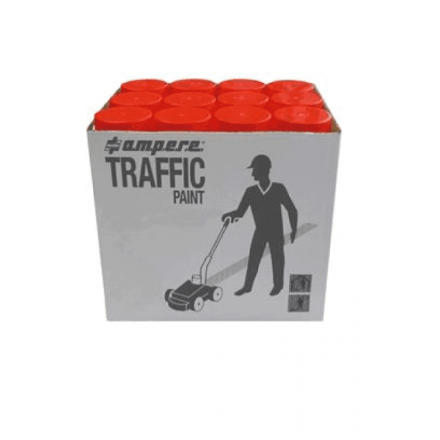 Ampere Traffic Paint Κόκκινο 12 τμχ x 650 ml ΧΕΙΡΟΚΙΝΗΤΑ ΔΙΑΓΡΑΜΜΙΣΤΙΚΑ - SPRAY zisimopoulos-sa.gr