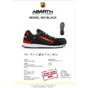 Abarth 500 Παπούτσι Ασφαλείας ΧΩΡΙΣ προστασία ΜΑΥΡΟ MARINE - ΝΑΥΤΙΛΙΑ zisimopoulos-sa.gr