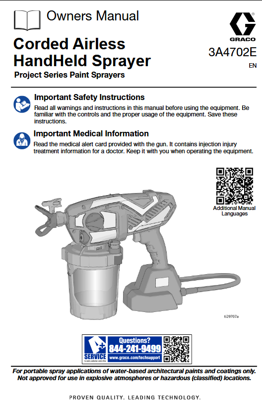 Graco Ultra Corded Airless Handheld