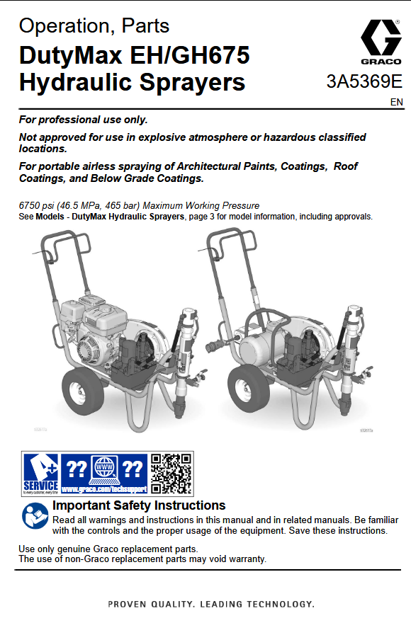 GRACO Dutymax GH675DI 