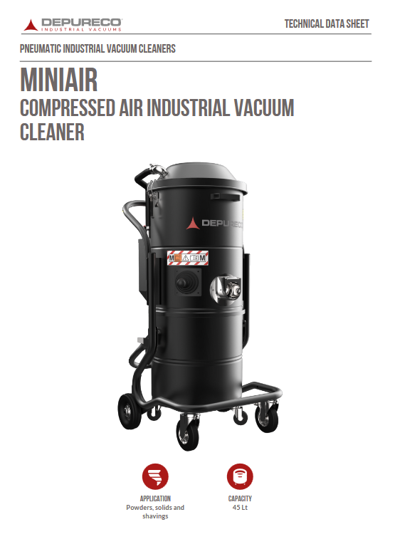MINIAIR Compressed Air Industrial Vacuum Cleaner 
