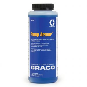 Το GRACO PUMP ARMOR είναι συντηρητικό υγρό για τις αντλίες βαφής Airless και διατίθεται σε συσκευασίες ενός και πέντε λίτρων.